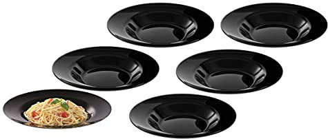 Emilja 6 Pastateller schwarz 28,5cm Black Style