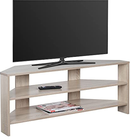 RICOO TV Lowboard 110 x 45 x 36 cm Fernsehtisch Eiche Sonoma Braun WM069-ES, tv Board tv Schrank, Eckschrank für Fernseher, Fernsehtisch, TV Bänke & Lowboards, tv möbel & phonomöbel TV Sideboard