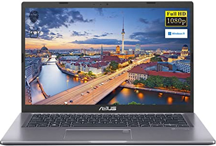 ASUS VivoBook - Computer portatile FHD 1080p da 14, Intel Core i3-1115G4, 12 GB di RAM, SSD PCIe da 512 GB, tastiera retroilluminata, HDMI, WiFi, webcam, Windows 11 Home, grigio ardesia