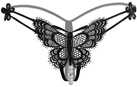 Slips Damen Spitze Sexy G-String Slip Für Sex Erotische Wäsche Dessous Strings Tanga T-Back G-String Höschen Niedrige Taille Elastisch Bikinislips Aushöhlen Unterwäsche Unterhosen Erotisch Slip