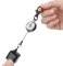 Agatige Tisch Ball Schlüsselanhänger, Tragbarer versenkbarer Gürtelclip Billard Snooker Pool Queue Kreide Halter 8 Ball Schlüsselanhänger für Billard Liebhaber Geschenk