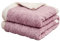 Hayisugal Flauschige Sherpa Kuscheldecke - hochwertige Schafdecke, super weiche Fleecedecke als Sofadecke, Tagesdecke oder Wohndecke Couchdecke Sofa überwurfdecke, Lila, 200 x 230cm