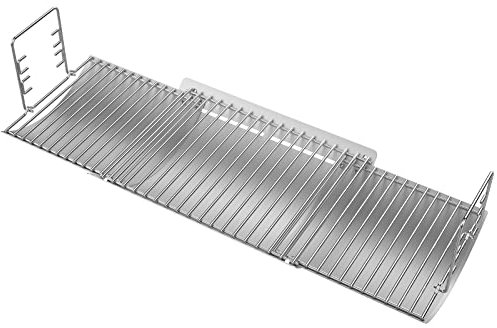 Einstellbare Aschepfanne Ersatzteile für Char-Griller 200048 1224 2121 2123 2828 222, Charbroil 17302056 19302056 Holzkohlegrillzubehör, Oklahoma Joe 19 30208 7, Royal Gourmet CC1830F Grillteile