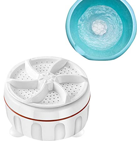 Mini lavatrice a ultrasuoni turbo turbo turbo portatile ad ultrasuoni con alimentazione USB, mini lavatrice automatica per camper, casa, viaggi