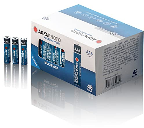 AGFAPHOTO Alkaline Batterien 1,5 Volt | Micro Batterie AAA 100 Stück | leistungsstärkere Batterie für den professionellen Einsatz | Vielseitige AAA Batterien für Verschiedene elektronische Geräte