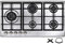 Phönix PS-901LT Piano cottura a gas da incasso, in acciaio inox, 5 piastre di cottura autosufficienti (piano cottura a gas indipendente/da incasso), con inserto wok + croce a gas