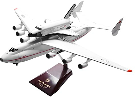 ARCADORA 1:200 Scale An-225 ANTONOV Carrying with Spaceshuttle BURAN Resin Aircraft Diecast Model for Collection