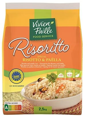 Riz pour paëlla et risotto VIVIEN PAILLE - 2,5 kg