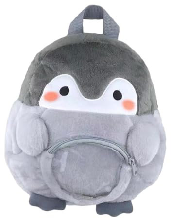 Harilla Weiche Plüsch-Tasche, Pinguin-Mini-Rucksack, Kuscheltiere, Reiserucksack, Spielzeugtaschen für Erwachsene, Jungen, Mädchen, Teenager, Kein Anhänger