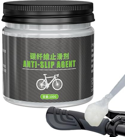 Teksome Carbon-Montagepaste, Carbon-Paste | 100 g Anti-Rutsch-Gleitmittel aus Kohlefaser - Lenkerschaftschmiermittel, Fasergriffpaste für Sitzlenkerrahmen, Pedale, Gabeln, Ketten, Radlager