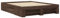vidaXL Bettgestell, Bettrahmen mit Lattenrost, Schlafzimmerbett Bett mit Stauraum, Doppelbett für Schlafzimmer, Braun Eichen-Optik 160x200cm Holzwerkstoff
