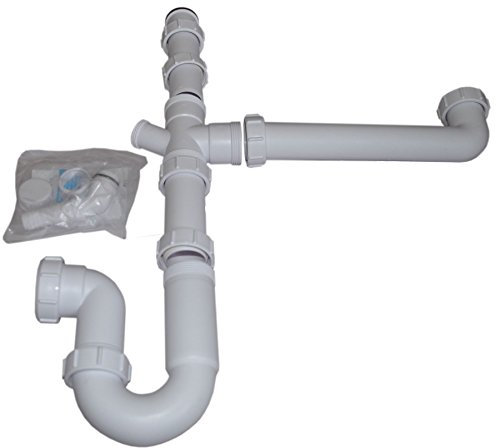 40mm 1.5 Bowl Sink Kit Trap (Kitchen Sink Waste kit/Sink Waste Kits/Kitchen Sink Waste Kits/Kitchen Sink Plumbing kit / 1 1 2 Bowl Sink Waste kit)