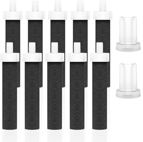 BB06 Water Bottle Filter Replacement for Brita BB06 Hard Sided Bottle Filter and Sport Bottle Filter with mounthpiece – BPA Free Water Filters 10 Pack by HOSECES