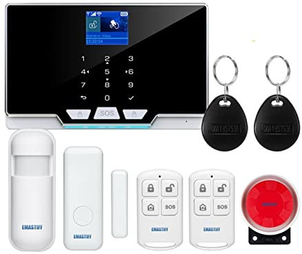 Alarma inalámbrica inteligente TUYA WiFi SIM GSM Kit de sistema de alarma de seguridad App Sistema de alarma antirrobo del detector de movimiento del detector de movimiento ,Sistema De AutomatizacióN