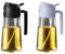 TrendPlain Pulverizador Aceite Spray 470ml - 2 en 1 Spray Aceite Cocina, Dispensadora para Freidora de Aire, Ensaladas, Vinagre y Accesorios Cocina - Negro y Lavanda