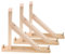 ETHZZLE 3stücke Wandmontage Holzregal Halterungen Dreieckige Holzregalträger Für Dekorative Projekte Für Wandregale Und Leuchtenanwendungen