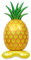 DazzJoy Hawaii Deko Ananas Ballons Stehend, XXL Ananas Luftballon Stehender, Hawaii Ananas Deko Luftballons, Hawaii Party Deko Helium Ballon für Strand Tropisch, Sommer Party Dekoration, Gartenparty