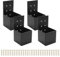 Heavy Duty Pergola Rafter Brackets for Secure Attachment of 4x4 Wood Posts (4pcs)