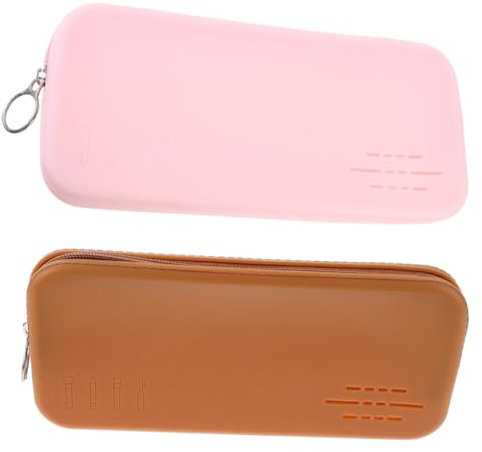 DRESSOOS Trousse De Maquillage De Voyage pour Femme Étui À Maquillage Porte-pinceaux De Rangement en Silicone Portable
