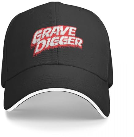 Grave Digger Logo Baseball Cap Bergsteigen Hip Hop Strandtasche Baseball für Männer Frauen modisch Jungen und Mädchen gefällt es beim Spiel Geschenk