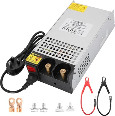 New Version DC 12V 125A 1500W Power Supply 230V AC to 12V DC Converter | 125A 1500W Switching Power Supply Transformer for 12Volt Motor Pump CCTV Security Camera Car Stereo 3D Printer