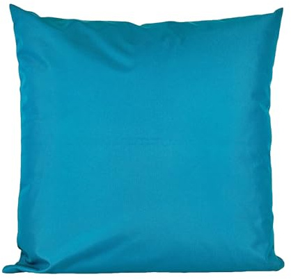 JACK 40x40cm Outdoor Lounge Kissen Dekokissen inkl. XXL-Füllung Wasserabweisend Sitzkissen Garten Stuhl Lotus Effekt, Farbe:Petrol