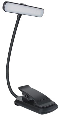 Clip ricaricabile sulla luce - lampada da libro USB con modalità di cambiamento del collo flessibile e del colore | Luce notturna per letto, camera per bambini, scrivania o testiera | Lampada LED a cl