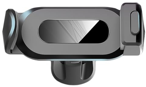 ULDIGI Universelle Auto Handyhalterung mit Bogenform Kunststoffmaterial Einfache Bedienung und Reinigung Praktische Telefonhalterung fürs Auto Schwarz und Elegant Designed