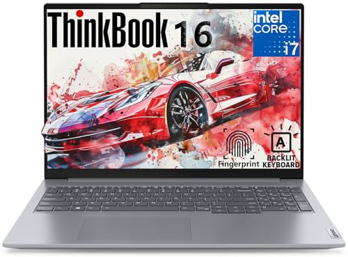 Lenovo 16 FHD+ Business Laptop: High-Performance for Programming, Data Analysis & Video Editing, Intel Core i7-13700H, 16GB RAM, 512GB PCIe SSD, Windows 11 Pro, Fingerprint & Backlit Keyboard (Gray)