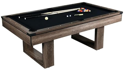 Tavolo da biliardo con piano da pranzo e tavolo da ping pong, tavolo da gioco multifunzionale per il tempo libero in famiglia con tutti gli accessori