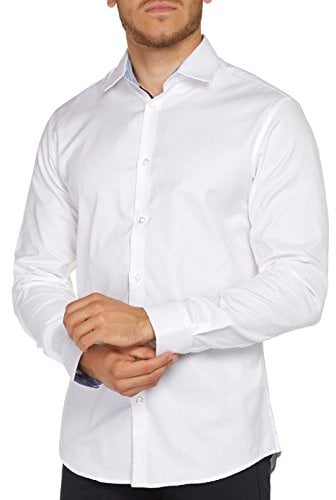 SELECTED HOMME Herren Shdonenew-mark Shirt Ls Noos Businesshemd, Bright White 1, XXL EU