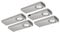 NABER Rea 1 LED, Set-5 Unterbauleuchte / Edelstahl / 2 Watt / Warmweiß