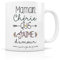 Label'tour, Mug céramique Maman chérie que j'aime - créabisontine
