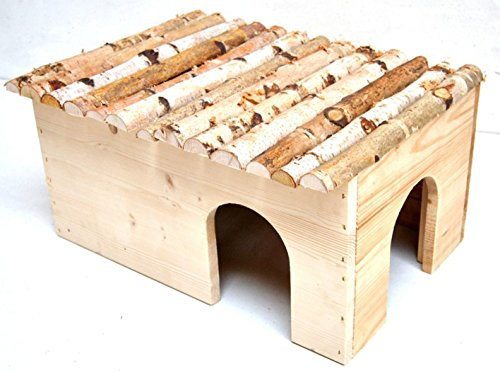 Ollesch Mega großes Nagerhaus für Meerschweinchen und Kaninchen