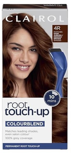 Clairol Root Touch-Up Permanent Hair Dye, 4R Dark Auburn