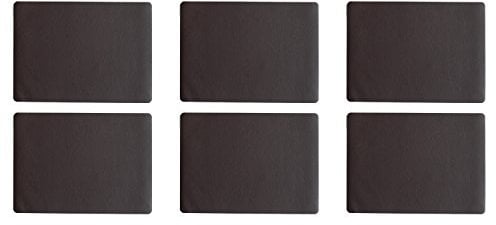 ASA Selection 7804420 Lederoptik Tischset, 46 x 33 cm, Polychlorid, schoko (6er Pack)