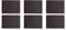 ASA Selection 7804420 Lederoptik Tischset, 46 x 33 cm, Polychlorid, schoko (6er Pack)