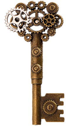 BLESSUME Vintage Retro-Legierung Brosche Steampunk viktorianischen Brosche (J)