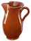 MamboCat Tonkrug Mittelalter Wikinger Krug 1,9 Liter I Mediterrane Karaffe Antik in hochwertiger Handarbeit I Vintage Kanne für Met Glühwein Bier I Sangria Kanne Pitcher-Krug Wein Tonkrug Glasiert