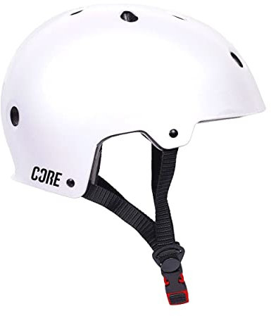 CORE Protection Action Sports Helmet Skate/BMX/Bike/MTB/Roller Derby/Scooter - White, XS/S