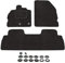 Fußmatten mit Clips 4er Set für Renault Scenic 3 III 2009-2016 Velours Automatten