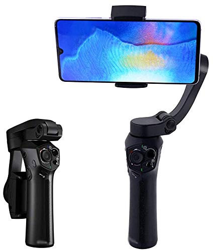 LJJ Gimbal Estabilizador para teléfonos Inteligentes, 310 g Carga útil Modo Selfie Stick Modo de Disparo en ángulo bajo Modo Momento