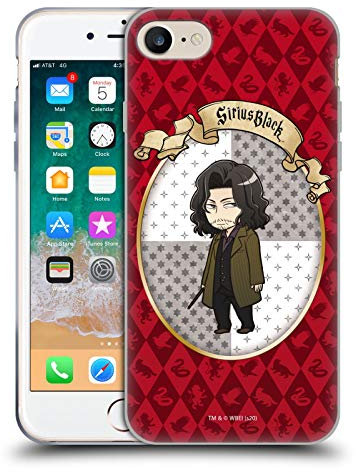 Head Case Designs Offizielle Harry Potter Sirius Black Deathly Hallows XXXVI Gelhülle [Militärischer Schutzgrad] Kompatibel Mit Apple iPhone 7/8 / SE 2020 & 2022 Und Kompatibel Mit MagSafe