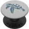 Lässig lustige Wasserschildkröte Meer und Ozean Kunst PopSockets Klebender PopGrip