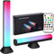 Semlos Weihnachten RGB LED Lightbar 2 Stück, Farbwechsel LED Streifen mit Fernbedienung, USB TV Hintergrundbeleuchtung Sync mit Musik, Wohnkultur Licht für Schlafzimmer, Party, Halloween, Gaming