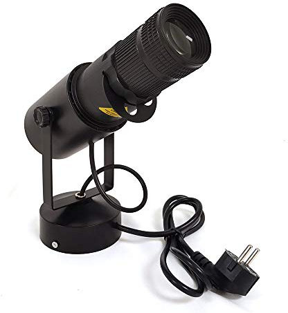 15W Weißer LED-Stiftstrahler Einstellbare Irisblende Rotierender Strahler Scheinwerfer Par-Licht Werbelicht Bühnenlicht Pinspot Beleuchtung Lichteffekt für Hochzeit Disco Party Theater Fotografie