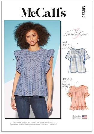 McCalls Sewing Pattern 8325 Tops