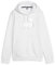 PUMA Damen ESS+ Metallic Logo Hoodie FL Schweiß, Weiß, L