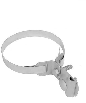 PAG Turbo GmbH® - Blitzschutz Blitzableiter Material Tiefenerder feuerverzinkt oder aus Edelstahl (Fallrohrschelle für Rundleitung 8-10mm feuerverzinkt) Art. Nr. BS18