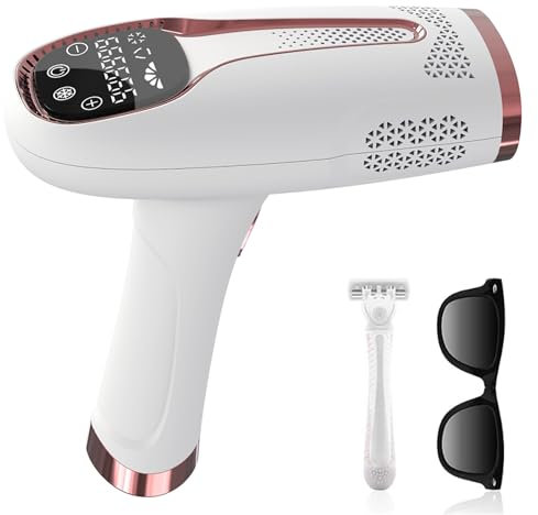 INSYOO IPL-Geräte Haarentfernung Laser Touchscreen Tragbares Pulslaser-Haarentfernungsinstrument 5 Energiestufen Epilierer für Frauen, Männer, Körper, Gesicht, Bikini, Beine Usw